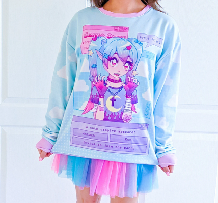 Kawaii Couture Showcasing Your Unique Style with Anime Rabbit Ears Sweatshirts